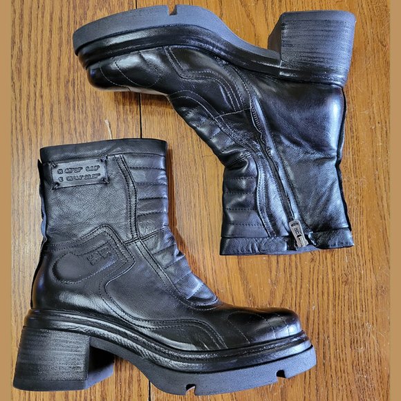 NIB A.S.98 Ethel Leather Ankle Boots, Black, EU Size 40 - Picture 6 of 8